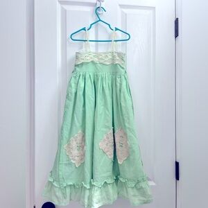 Mint colored Well Dressed Wolf Dress size 3T